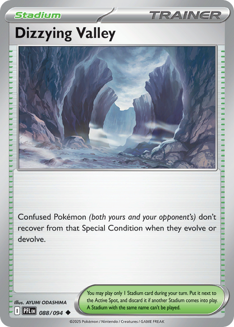 Dizzying Valley 88 Phantasmal Flames Pokémon card
