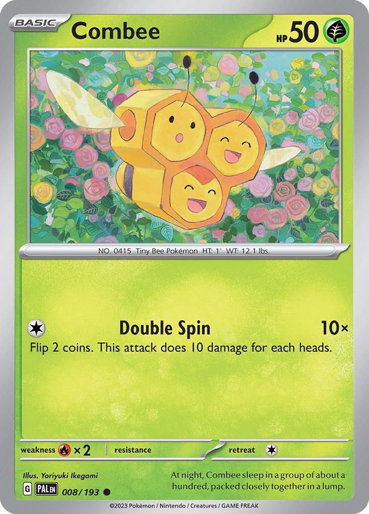 Combee 8 Paldea Evolved Pokémon card