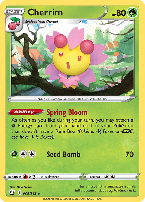 Cherrim 8 Battle Styles Pokémon card