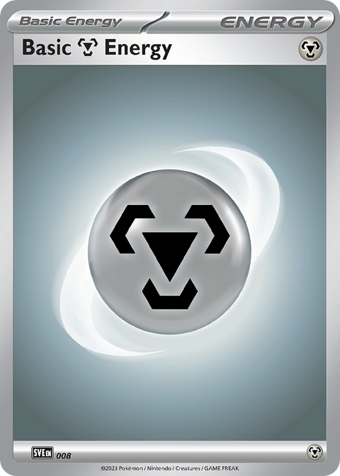 Basic Metal Energy 8 Scarlet & Violet Energies Pokémon card