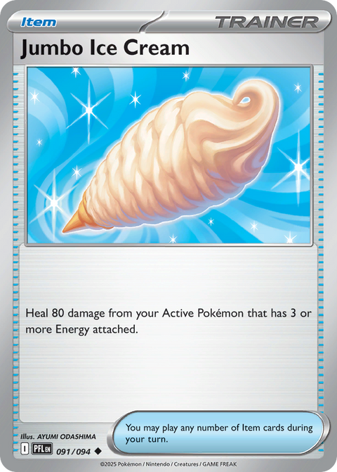 Jumbo Ice Cream 91 Phantasmal Flames Pokémon card