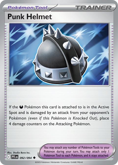 Punk Helmet 92 Phantasmal Flames Pokémon card