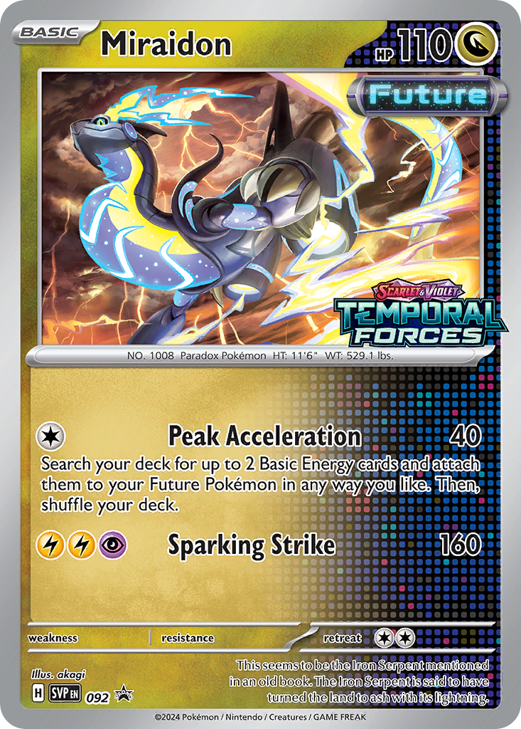 Miraidon 92 Scarlet & Violet Black Star Promos Pokémon card
