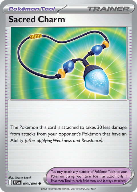 Sacred Charm 93 Phantasmal Flames Pokémon card
