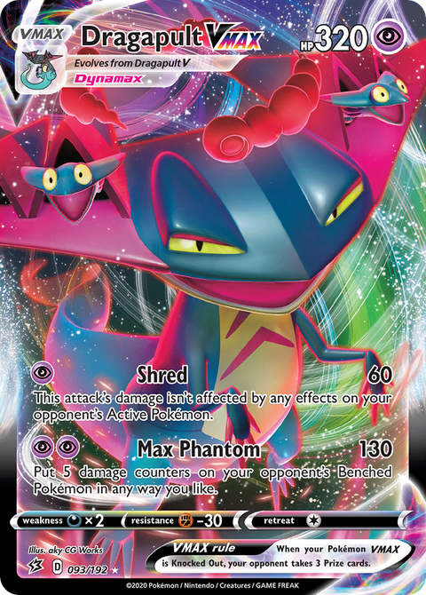 Dragapult VMAX 93 Rebel Clash Pokémon card