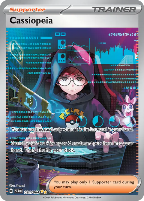 Cassiopeia 94 Shrouded Fable Pokémon card