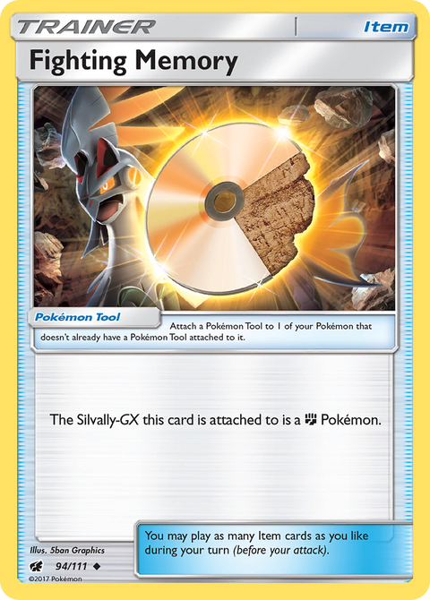 Fighting Memory 94 Crimson Invasion Pokémon card