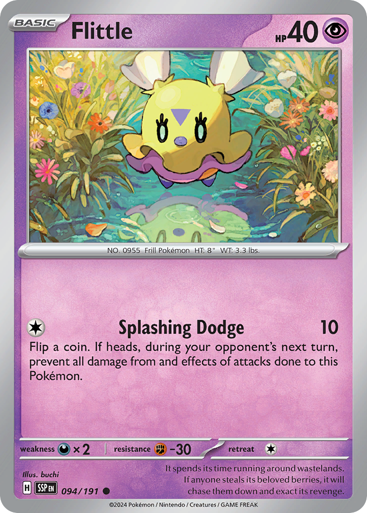 Flittle 94 Surging Sparks Pokémon card