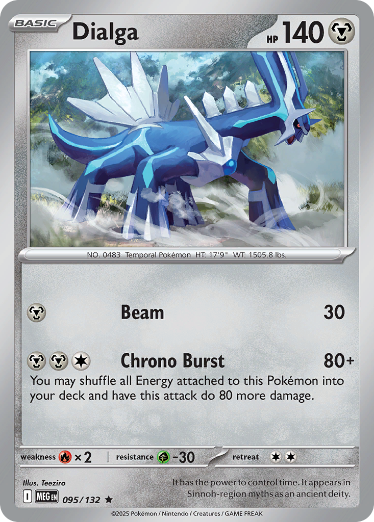 Dialga 95 Mega Evolution Pokémon card