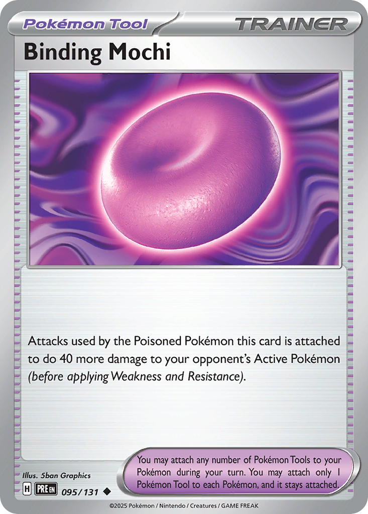 Binding Mochi 95 Prismatic Evolutions Pokémon card