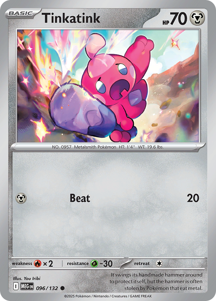 Tinkatink 96 Mega Evolution Pokémon card