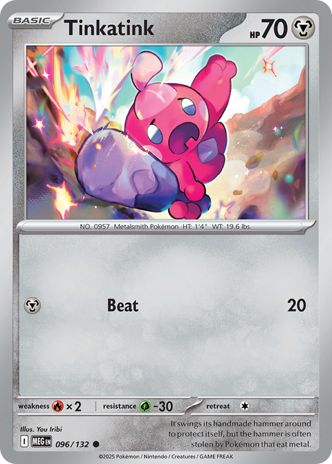 Tinkatink 96 Mega Evolution Pokémon card
