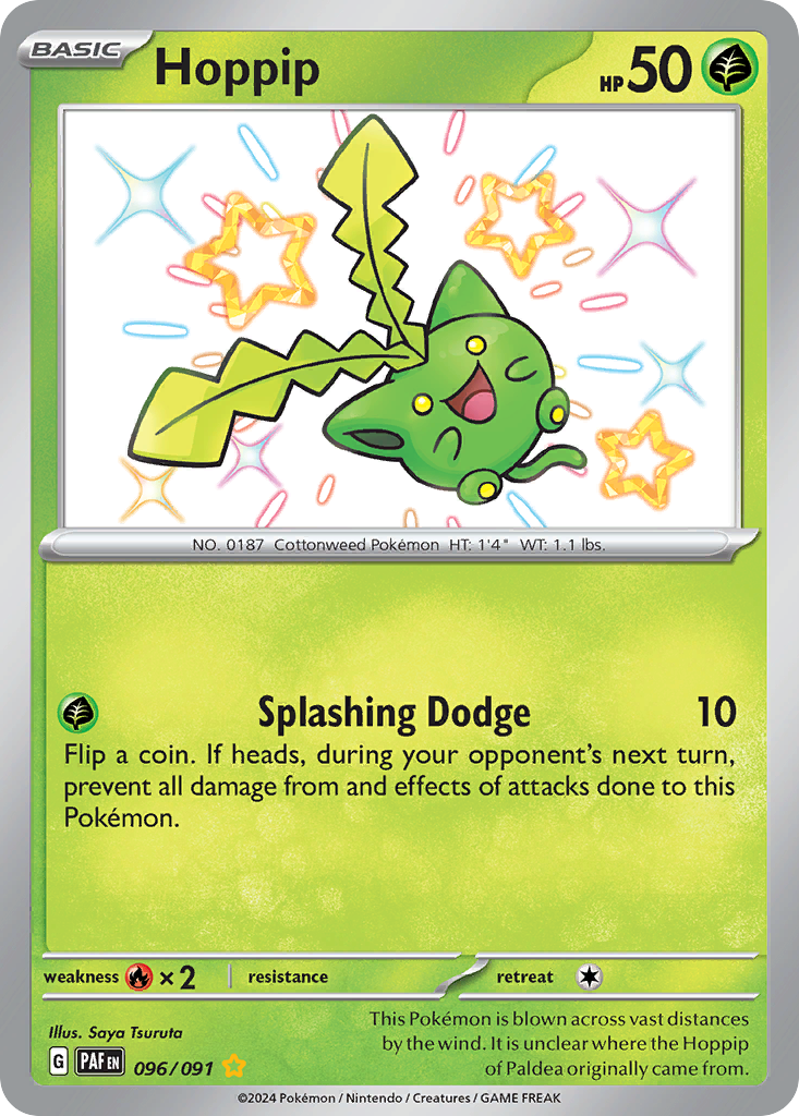 Hoppip 96 Paldean Fates Pokémon card