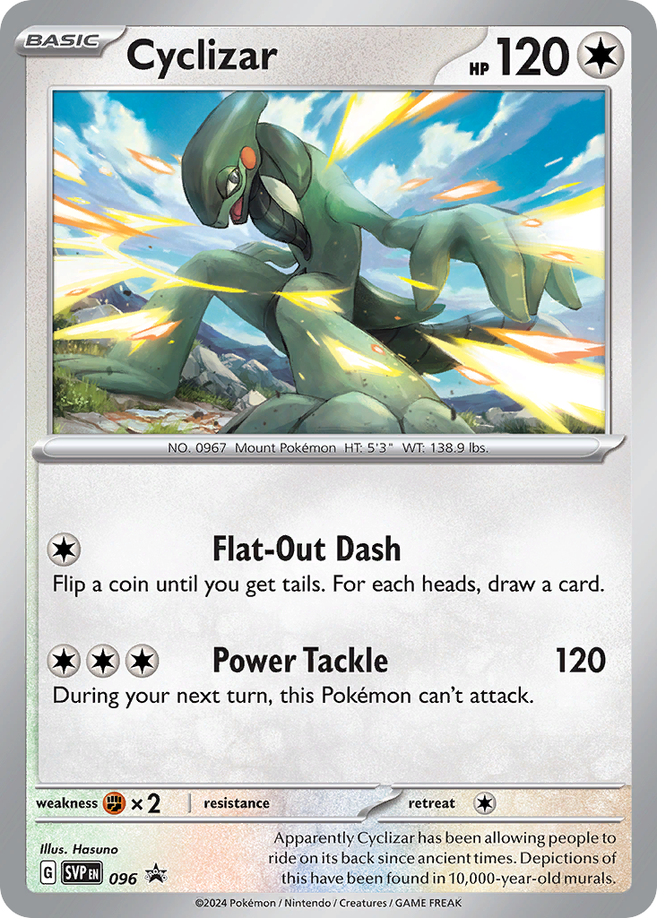 Cyclizar 96 Scarlet & Violet Black Star Promos Pokémon card