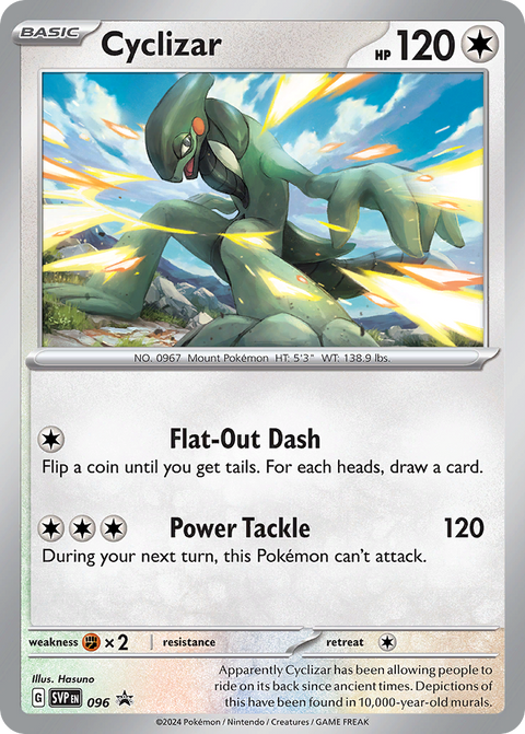 Cyclizar 96 Scarlet & Violet Black Star Promos Pokémon card