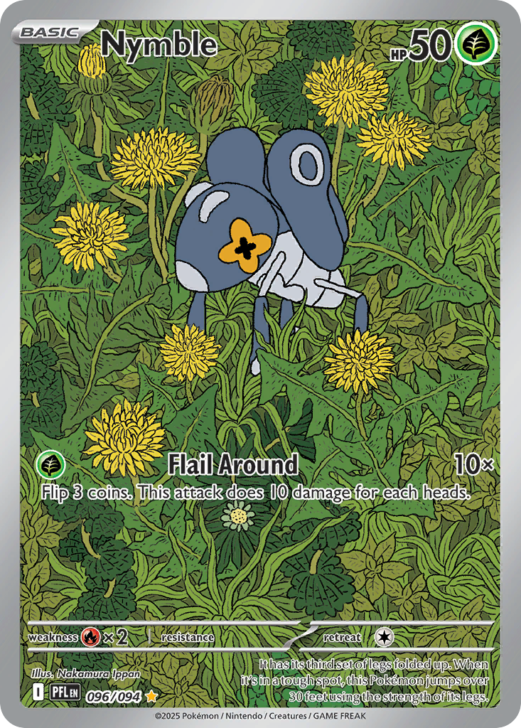 Nymble 96 Phantasmal Flames Pokémon card