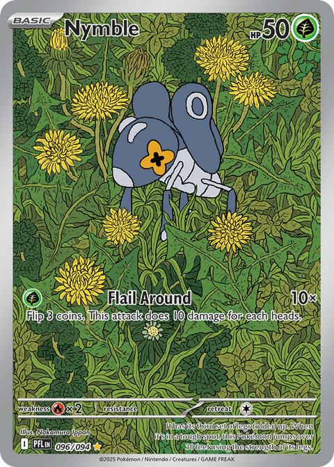 Nymble 96 Phantasmal Flames Pokémon card