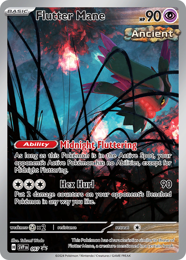 Flutter Mane 97 Scarlet & Violet Black Star Promos Pokémon card