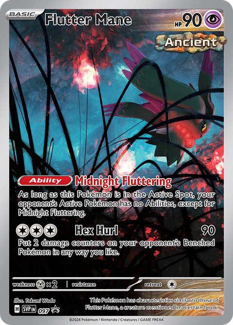 Flutter Mane 97 Scarlet & Violet Black Star Promos Pokémon card