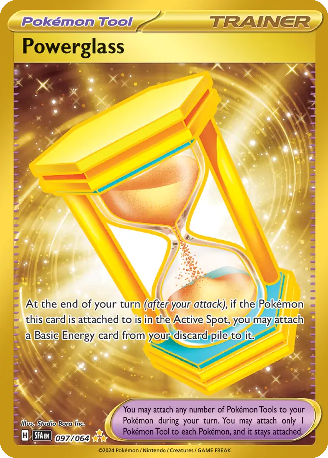 Powerglass 97 Shrouded Fable Pokémon card