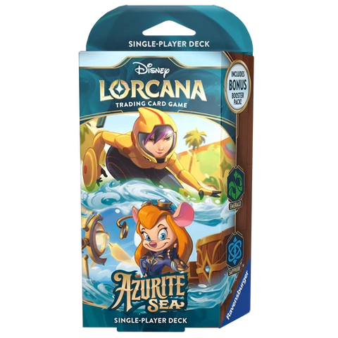 Disney Lorcana TCG: Azurite Sea - Set 6 - Starter Deck - GoGo Tomago and Gadget Hackwrench