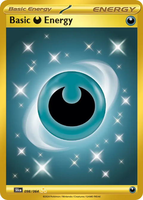 Basic Darkness Energy 98 Shrouded Fable Pokémon card
