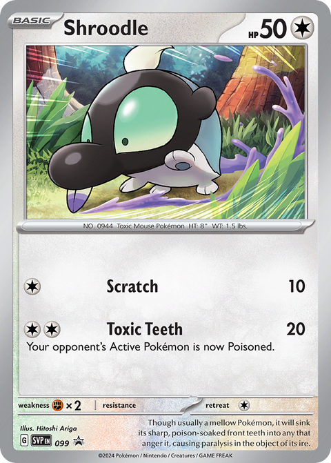 Shroodle 99 Scarlet & Violet Black Star Promos Pokémon card
