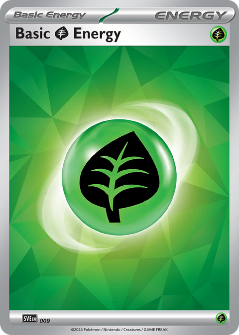 Basic Grass Energy 9 Scarlet & Violet Energies Pokémon card