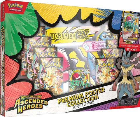 Pokemon TCG: Ascended Heroes – Premium Poster Collection - Mega Lucario