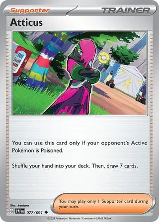Atticus 077 Prize Pack Series Five Pokémon card