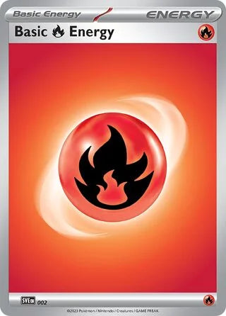 Basic Fire Energy 002 Prize Pack Series Four Pokémon card