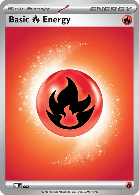 Basic Fire Energy 002 Prize Pack Series Nine Pokémon card