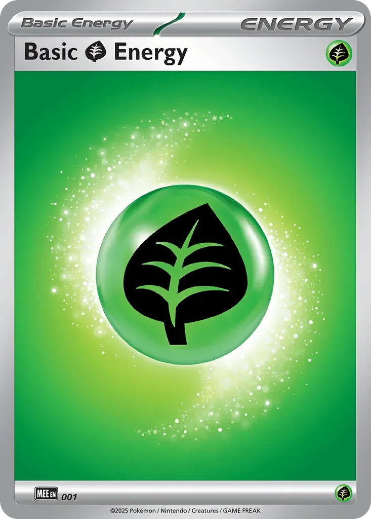 Basic Grass Energy 001 Prize Pack Series Nine Pokémon card