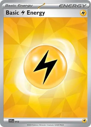 Basic Lightning Energy 012 Prize Pack Series Six Pokémon card