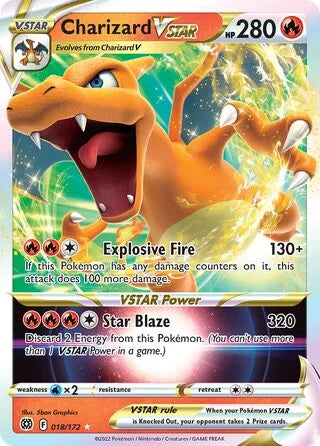 Charizard VSTAR 018 Prize Pack Series Two Pokémon card