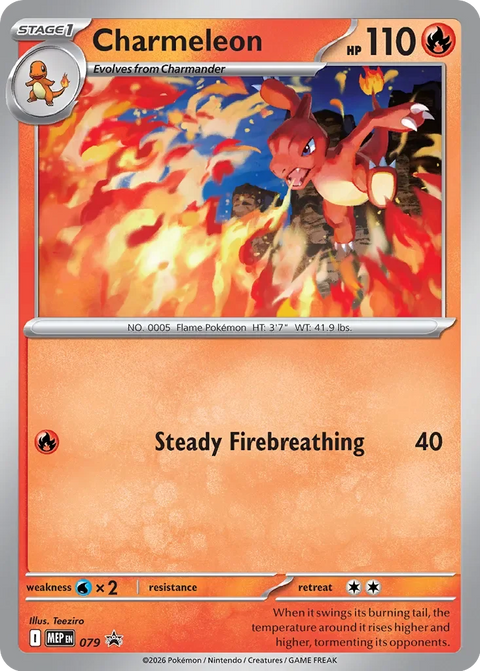 Charmeleon MEP079 Mega Evolution Promos Pokémon card