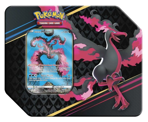 Pokemon TCG: Crown Zenith - 5-Booster Tin - Galarian Moltres