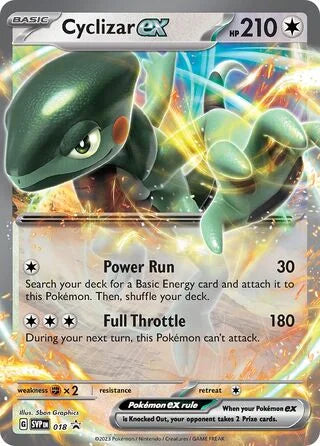 Cyclizar ex 018 Prize Pack Series Three Pokémon card