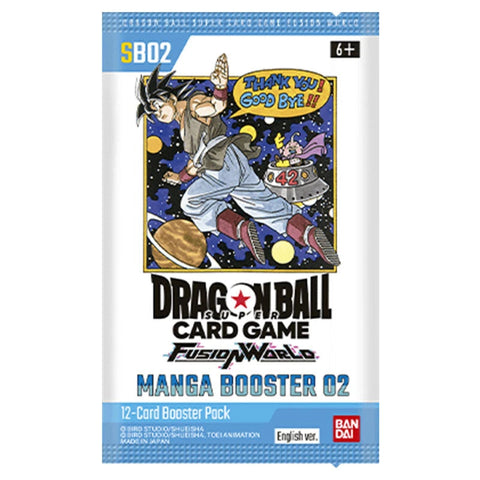 Dragon Ball Super Card Game - Fusion World - SB02 - Manga Booster 02 - Booster Pack