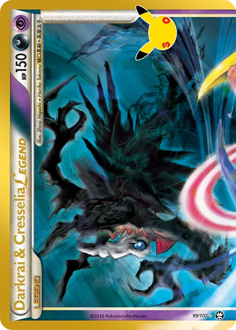 Darkrai & Cresselia LEGEND 19 30th Celebration: Classic Collection Pokémon card