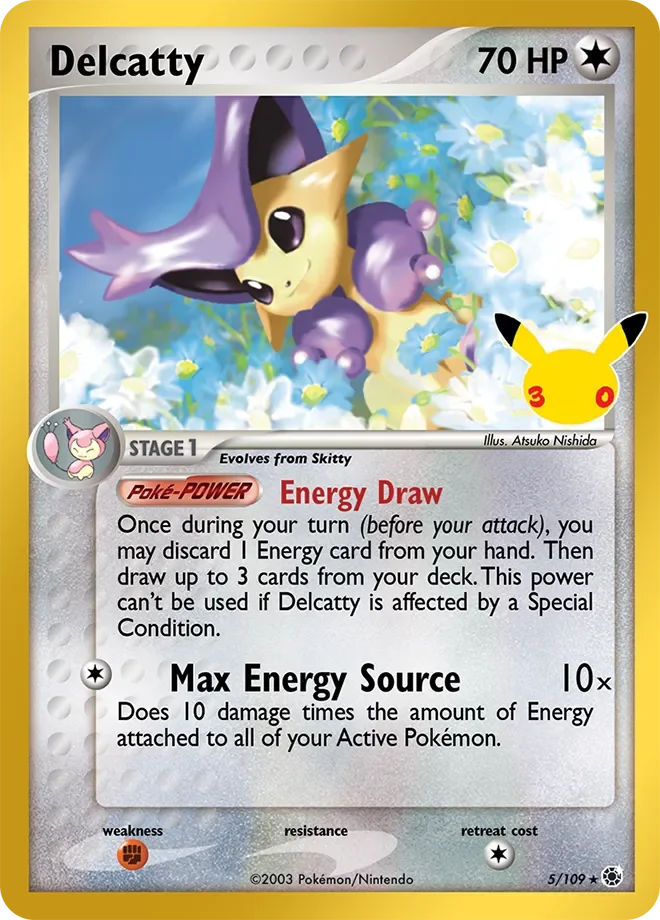 Delcatty 2 30th Celebration: Classic Collection Pokémon card