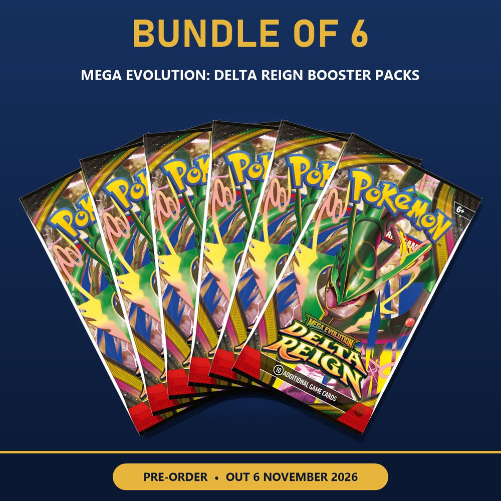 Pokémon TCG: Mega Evolution: Delta Reign - Bundle of 6 Booster Packs