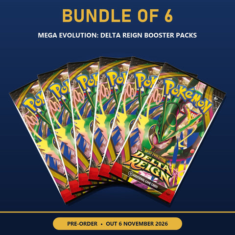 Pokémon TCG: Mega Evolution: Delta Reign - Bundle of 6 Booster Packs