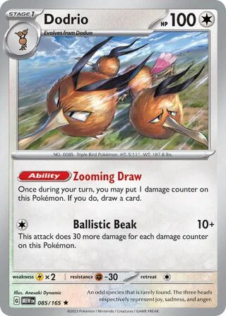 Dodrio 085 Prize Pack Series Five Pokémon card