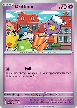 Drifloon MEP005 Mega Evolution Promos Pokémon card