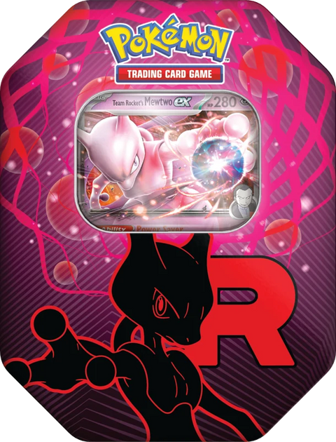 Pokemon TCG: Fall 2025 Team Rocket Tin - Mewtwo ex