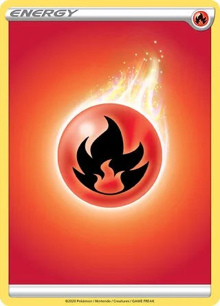 Fire Energy No. 002 Prize Pack Series One Pokémon card