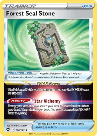 Forest Seal Stone 156 Prize Pack Series Four Pokémon card