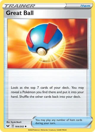 Great Ball 164 Prize Pack Series Two Pokémon card