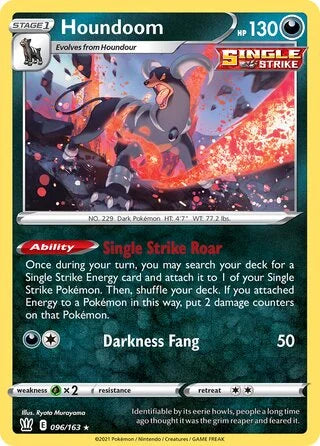 Houndoom 096 Prize Pack Series One Pokémon card